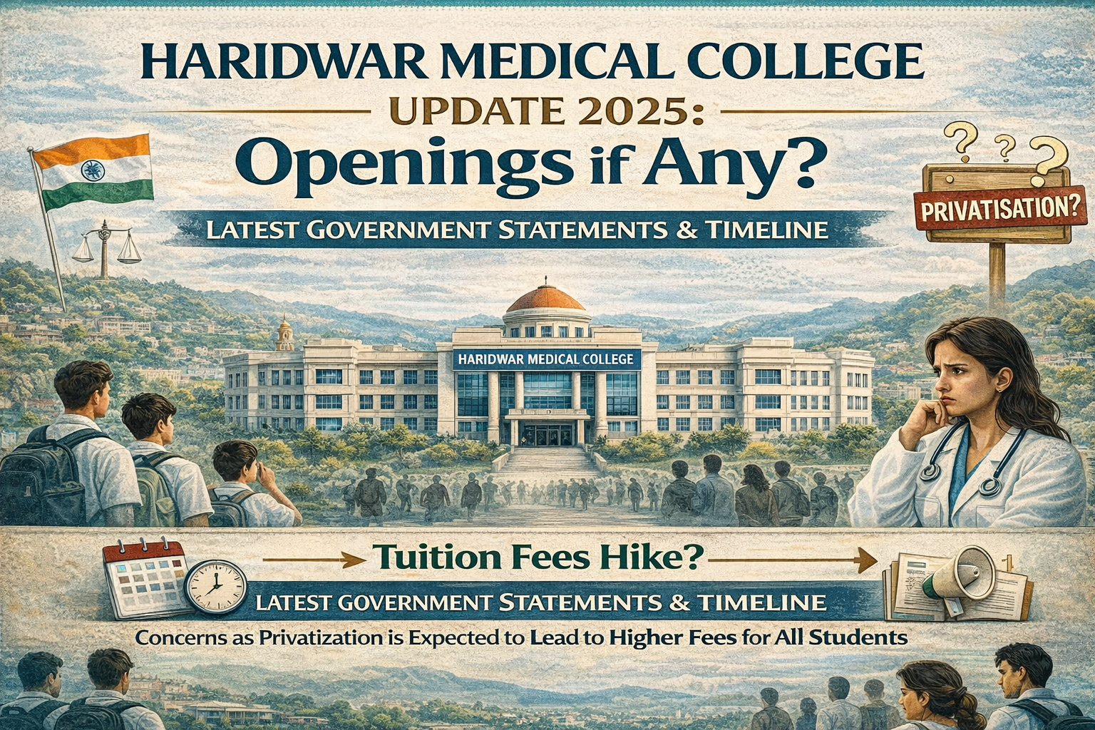 Haridwar Medical College Update 2025: Openings if Any Latest Government Statements & Timeline